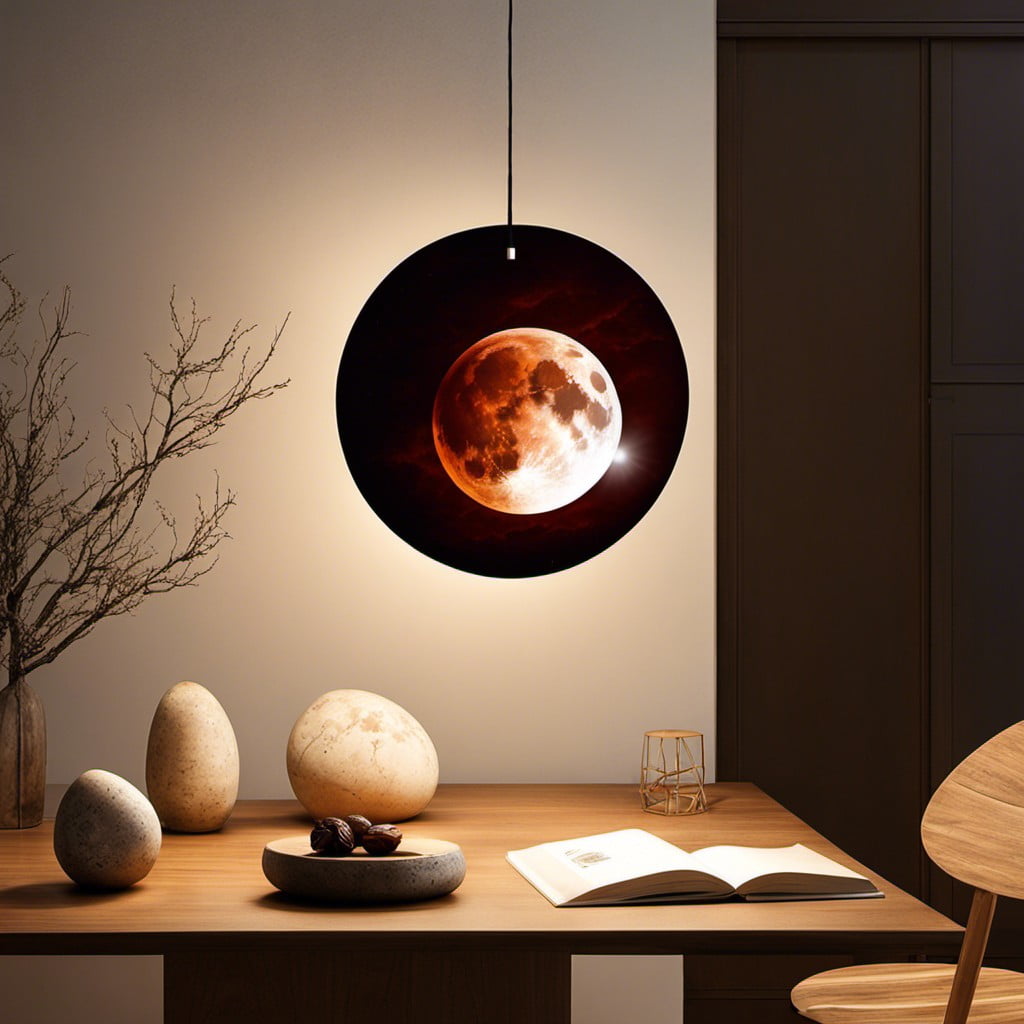 lunar eclipse pendant light