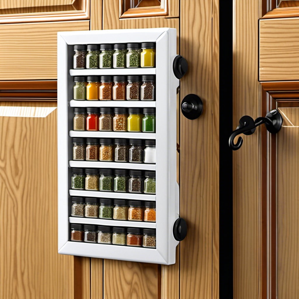 magnetic spice rack door hanger