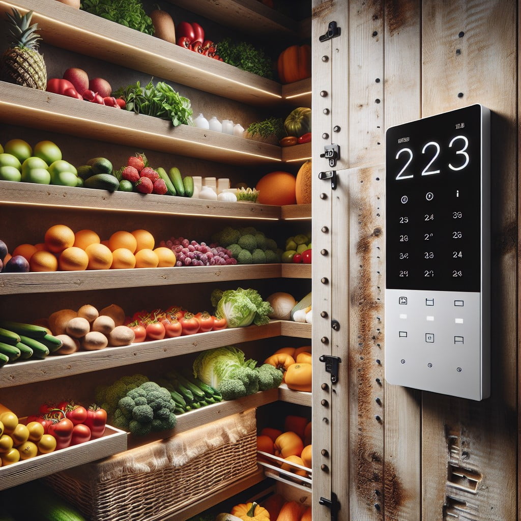 managing humidity for a temperature controlled pantry