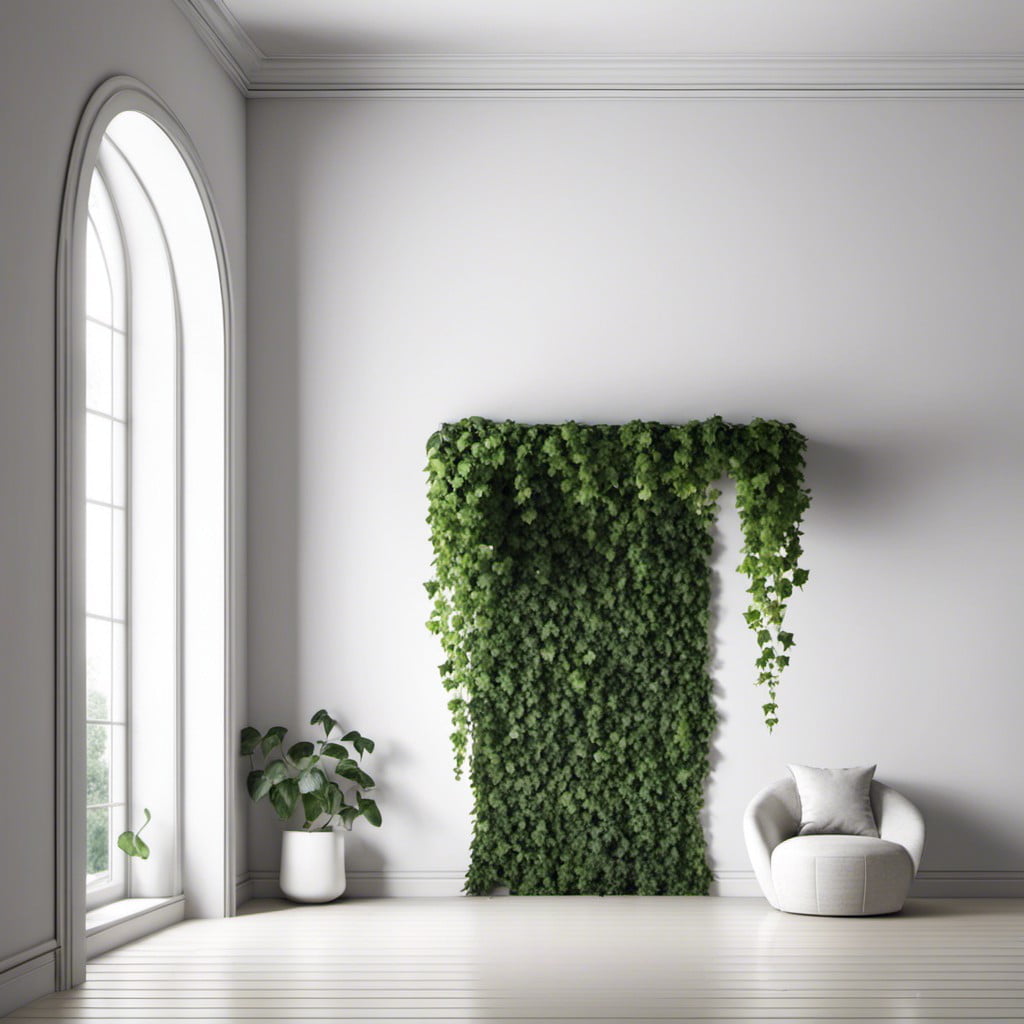 matching your ivy wall to your room aesthetic