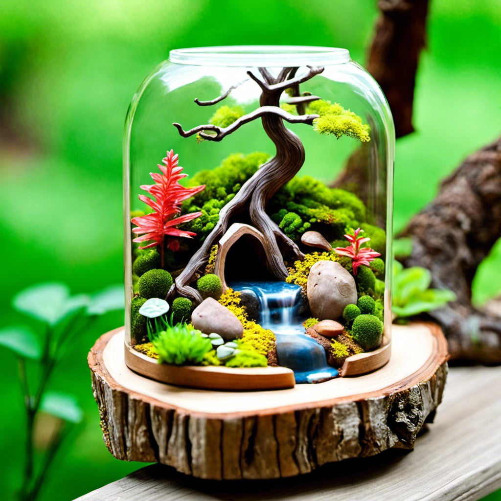 mini forest terrarium
