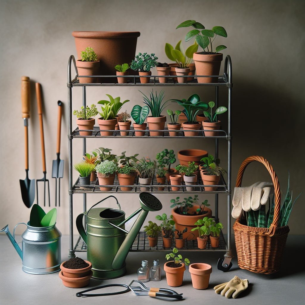 mini potting station for plant lovers