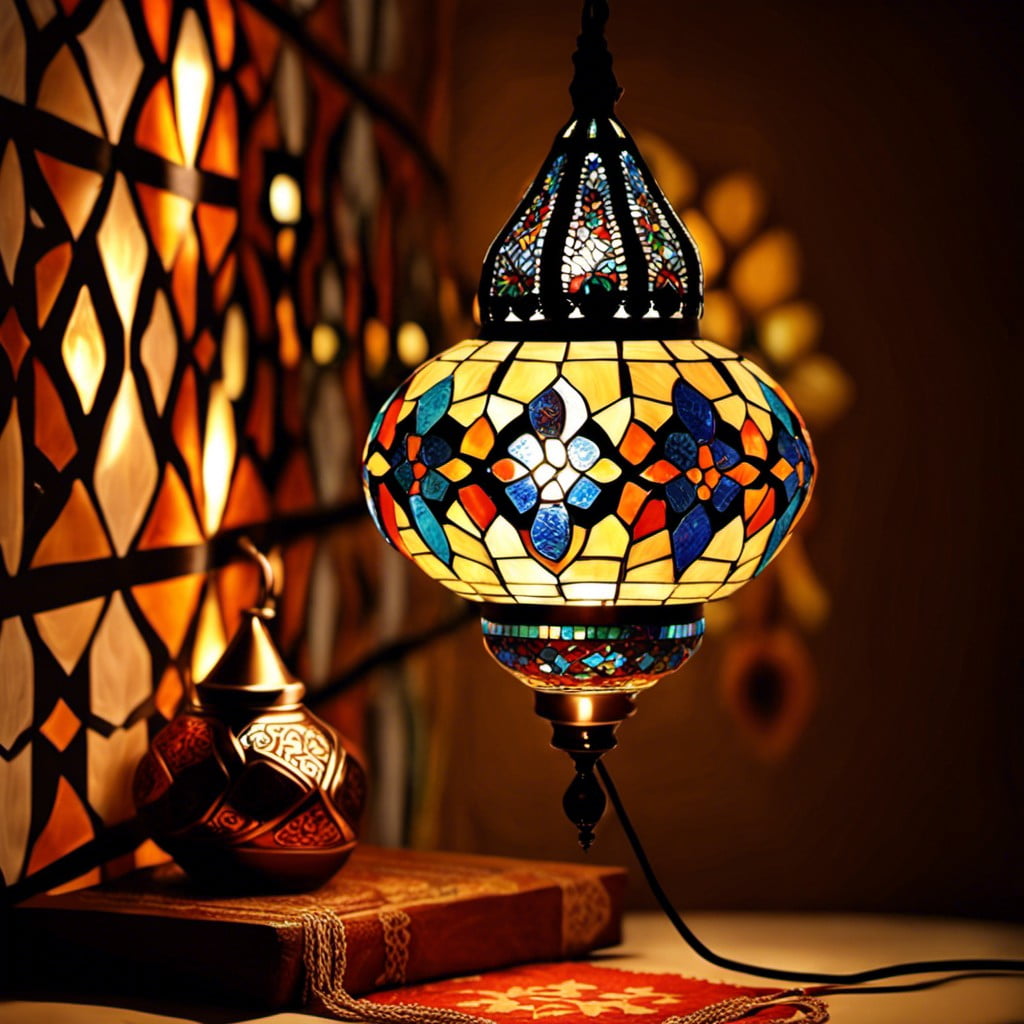morrocan mosaic pendant light