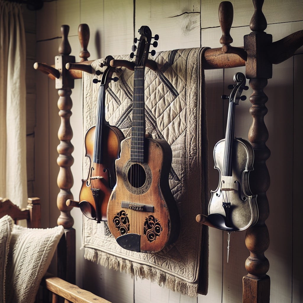 musical instruments display