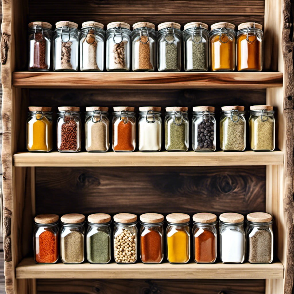 organizing your spice rack a step by step guide to farmhouse spice jars