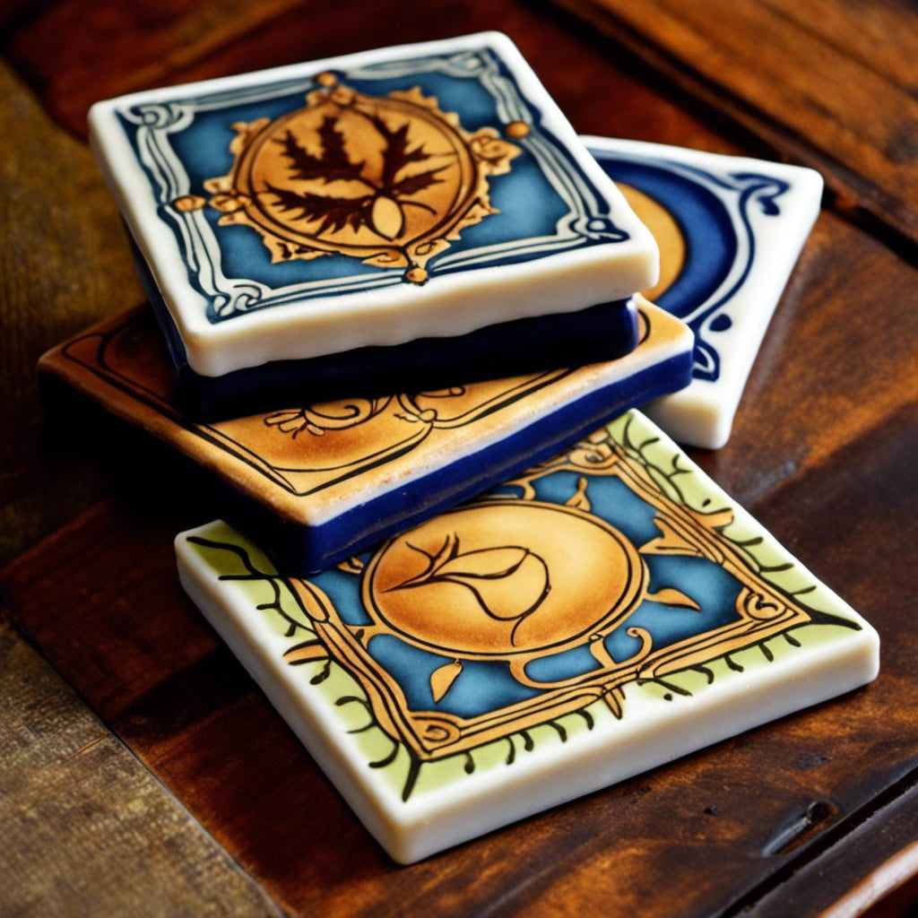 preserving the design how to seal your stamped tile coasters