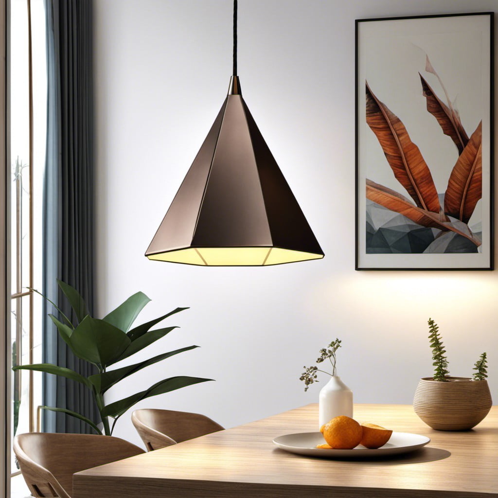 prisma polygon pendant light