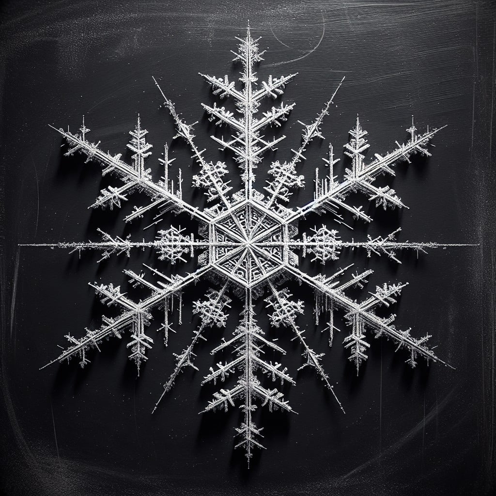 20 Chalkboard Snowflake Drawing Ideas for Inspiring Creativity