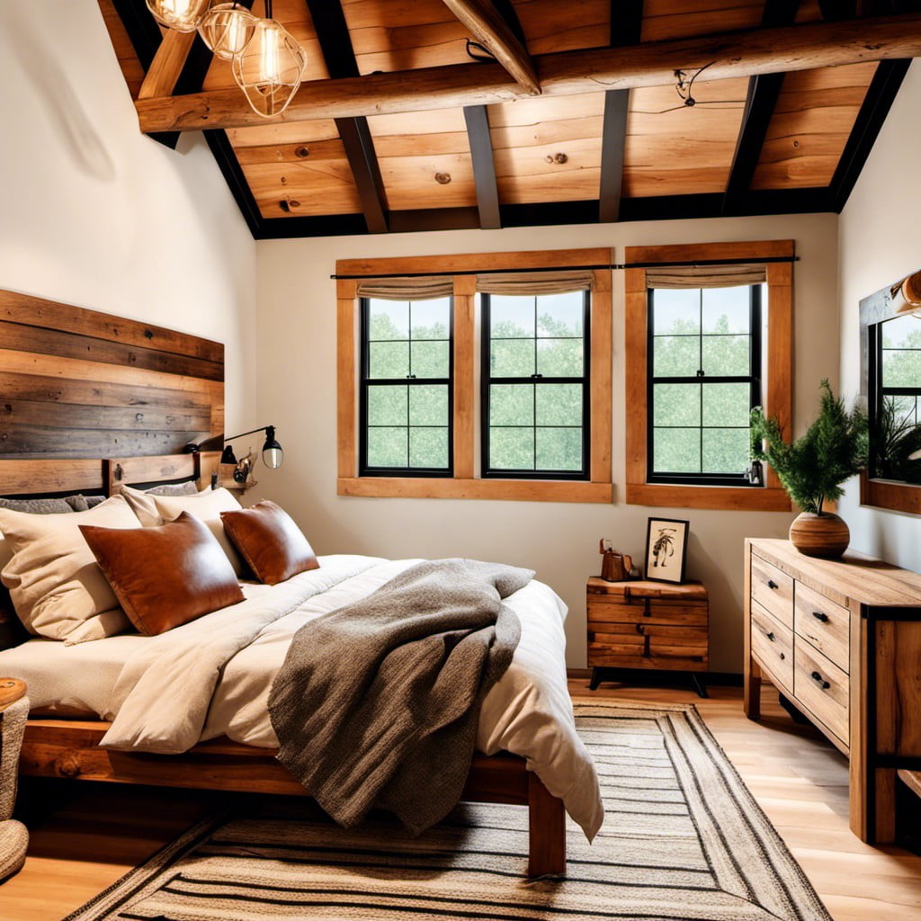 rustic wooden accents