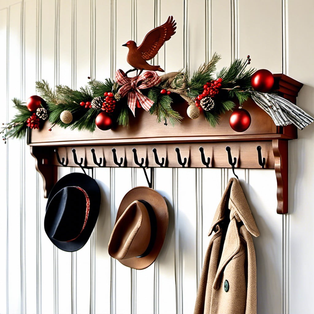 seasonal decorations for farmhouse coat hangers