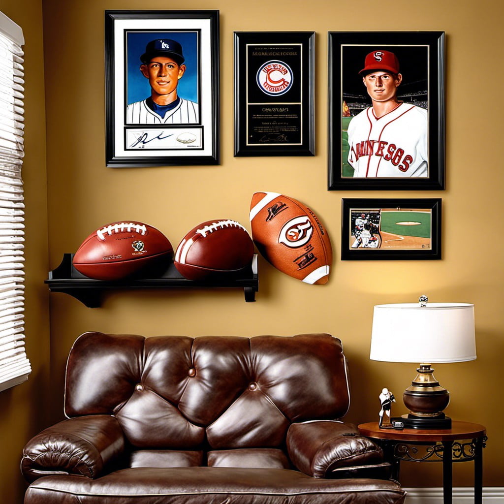 showcase cherished sports memorabilia