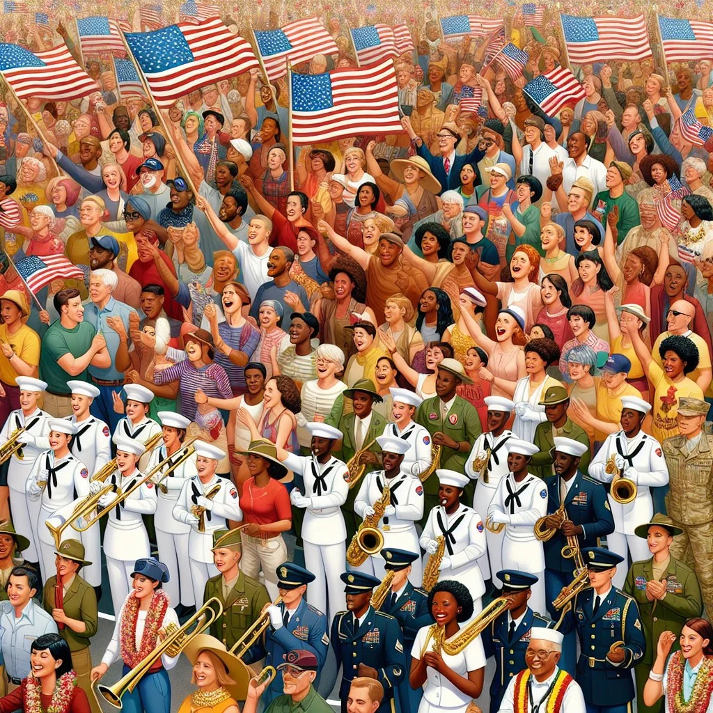 sketching the memorial day parade tutorial