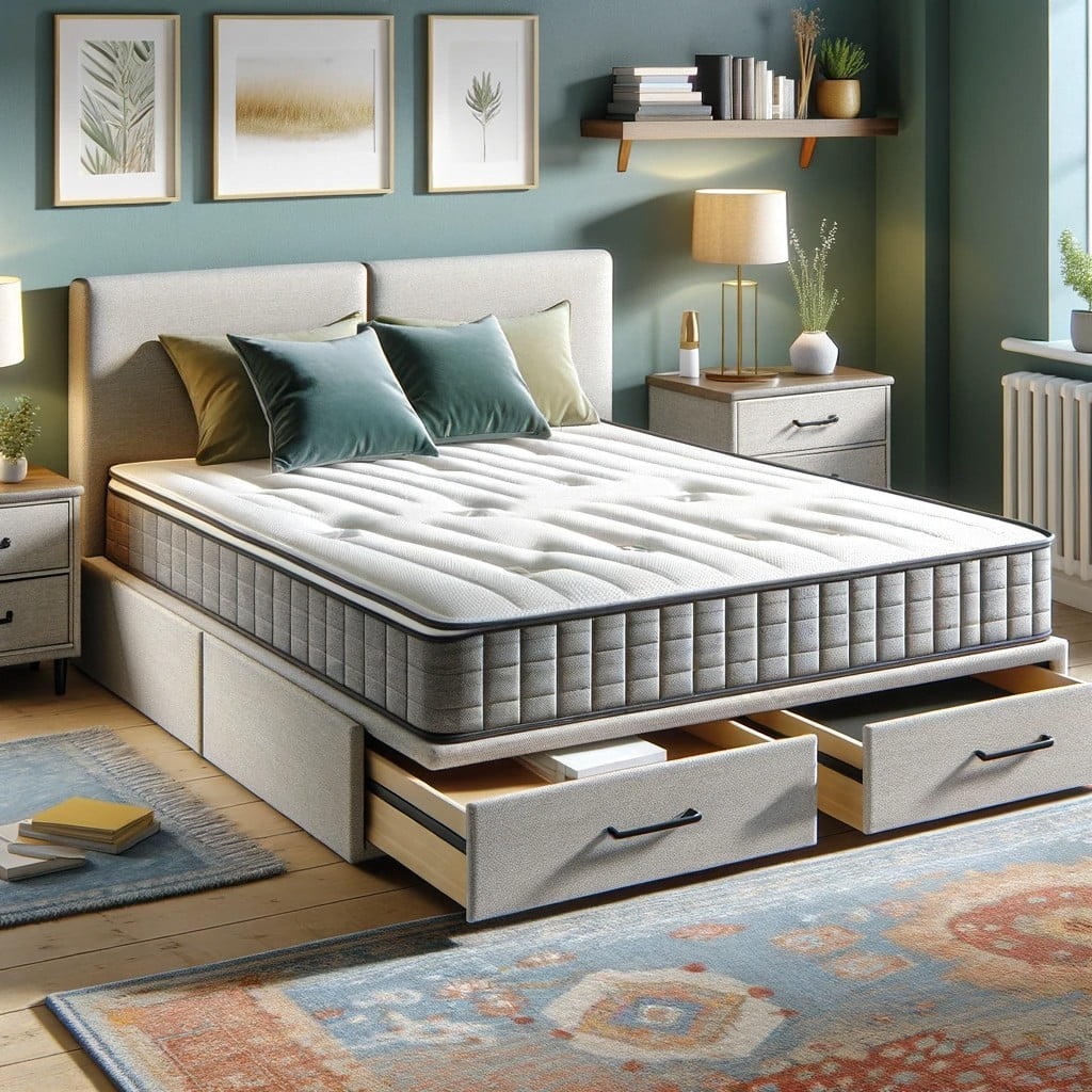 sprung top divan base with drawers