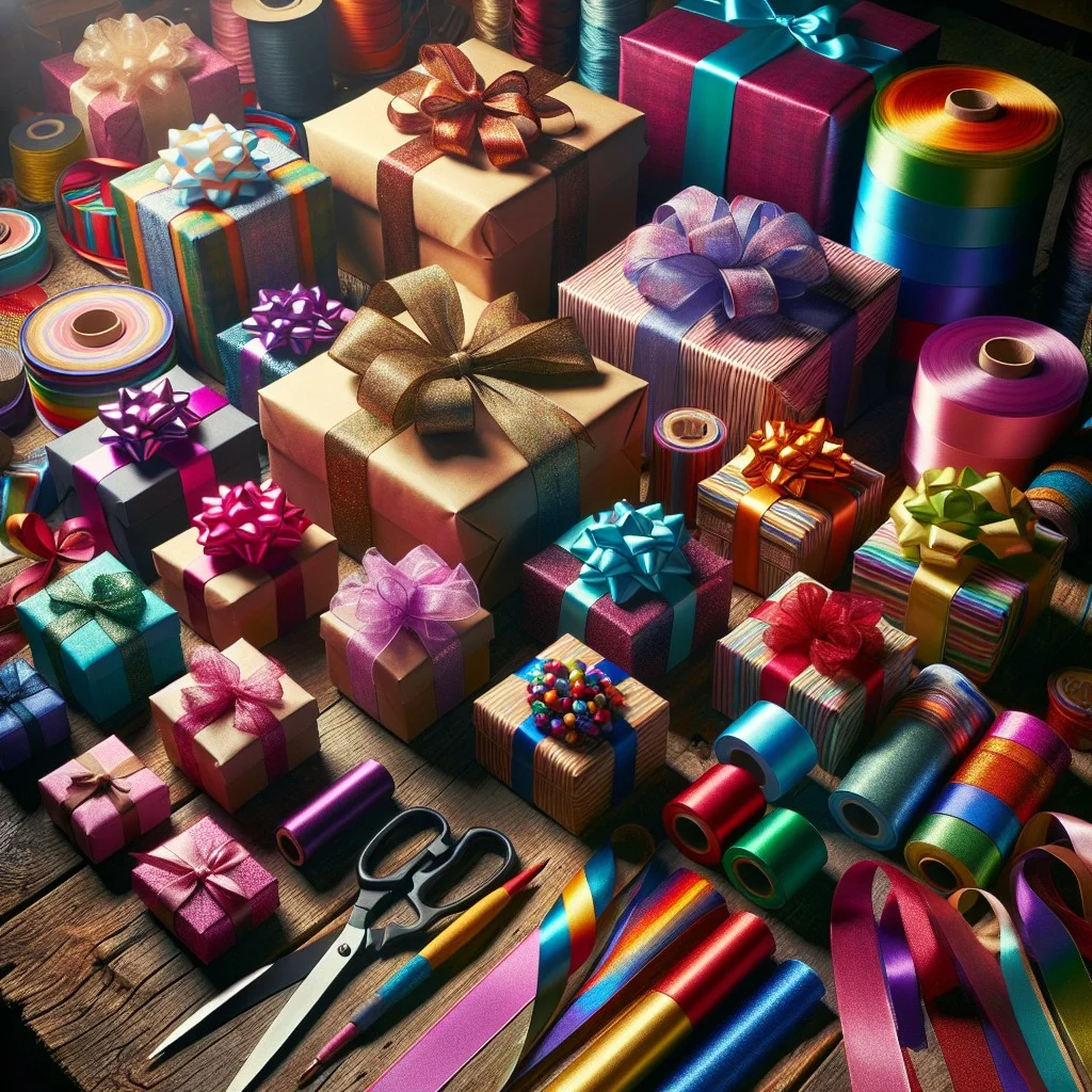 streamer gift wrap ideas