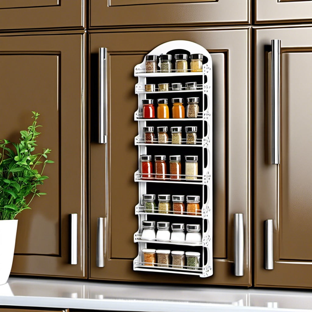 suction cup door spice rack