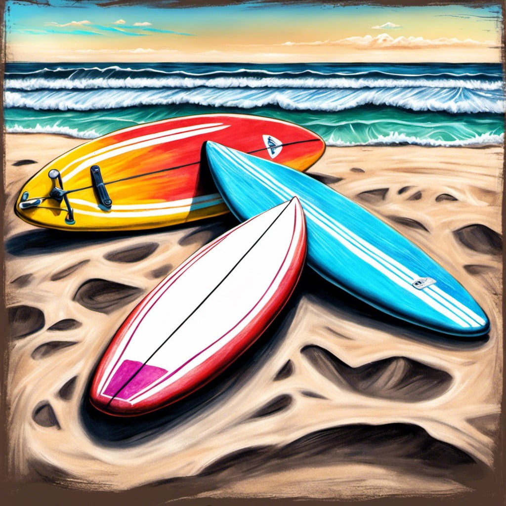 surfboard drawings