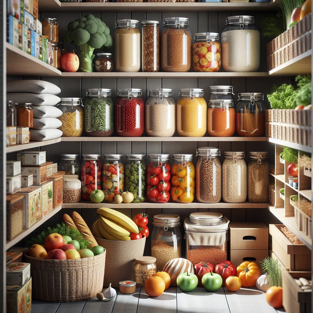 temperature standards for a pantry
