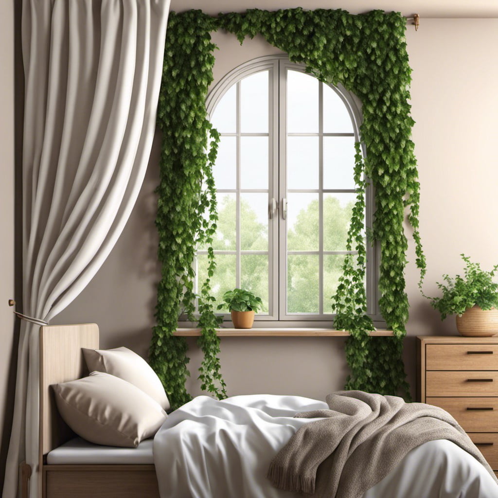 the guide for an ivy draped window
