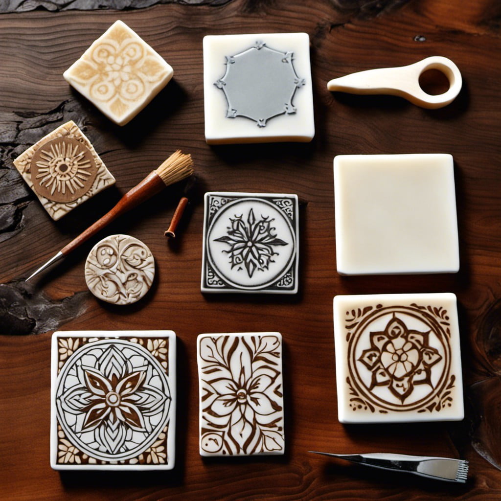 top materials to use in stamping tile coasters