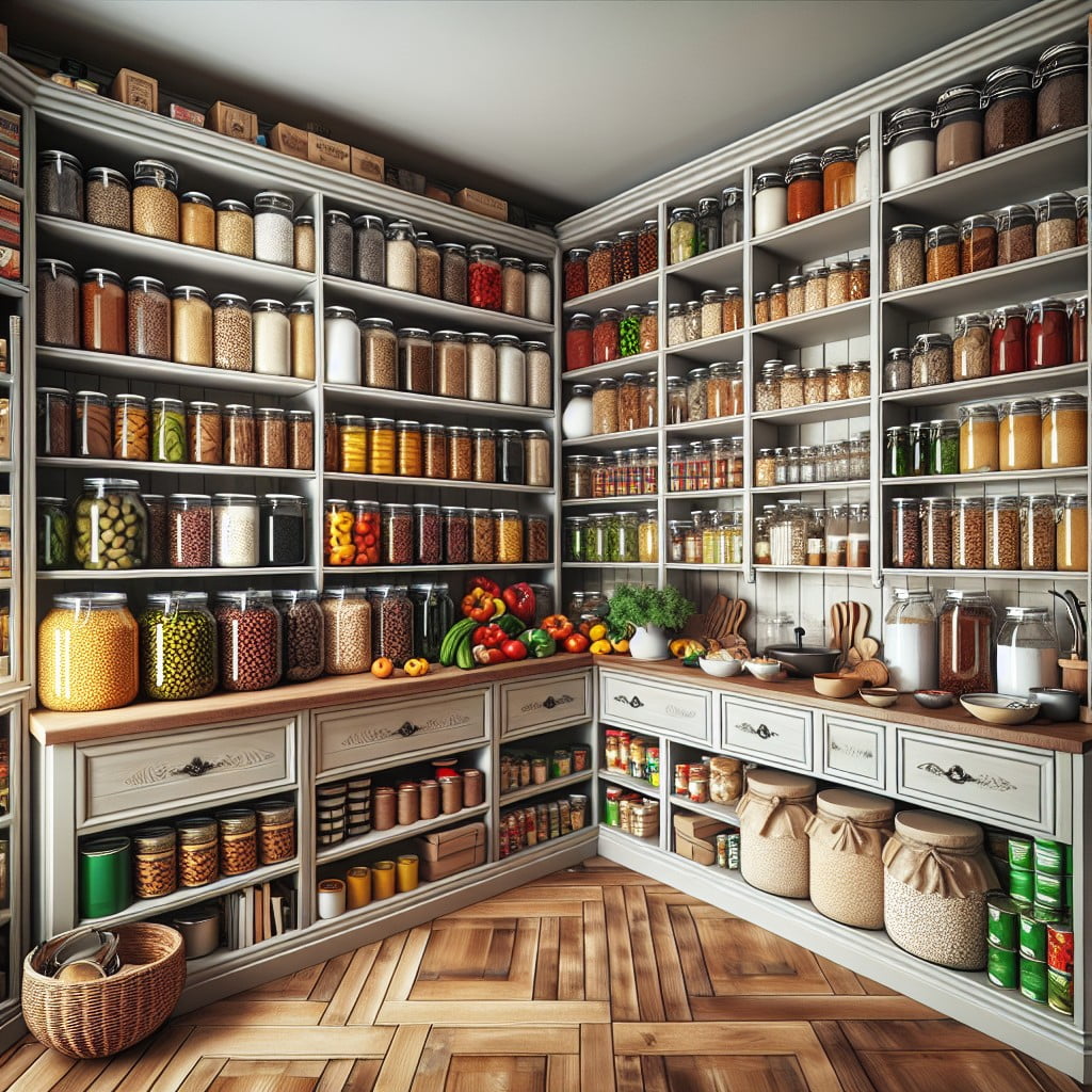 try a walk in corner pantry