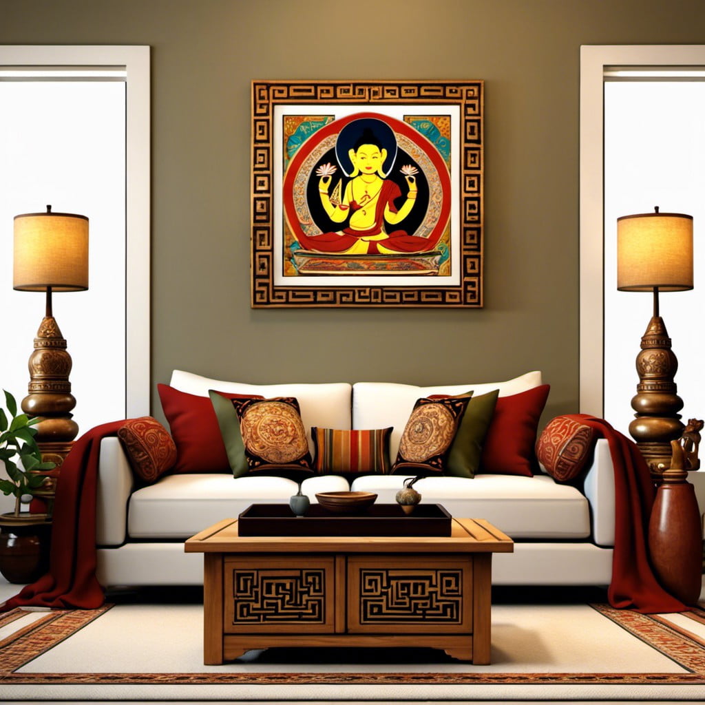 turn to tibetan inspired decor