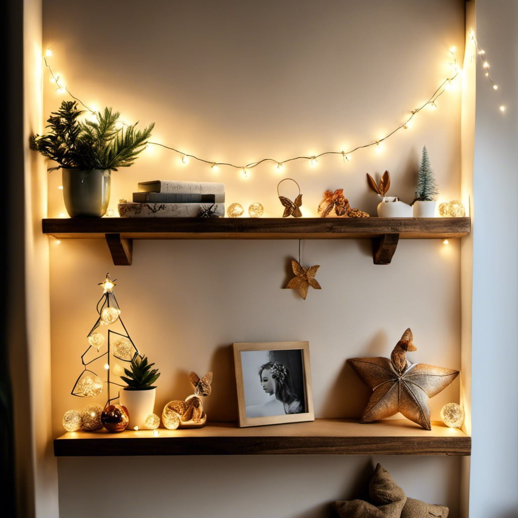 utilize delicate fairy lights