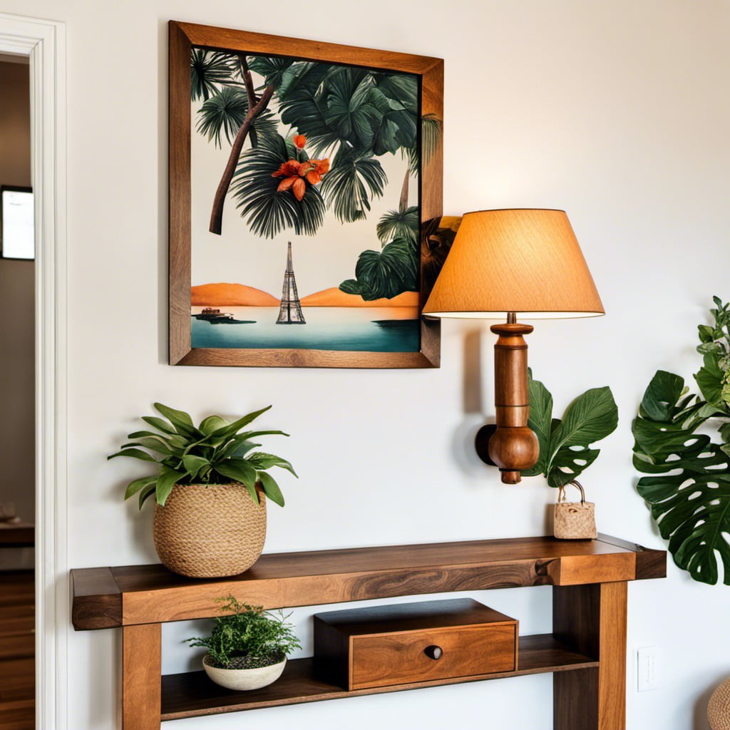 wall mounted console table