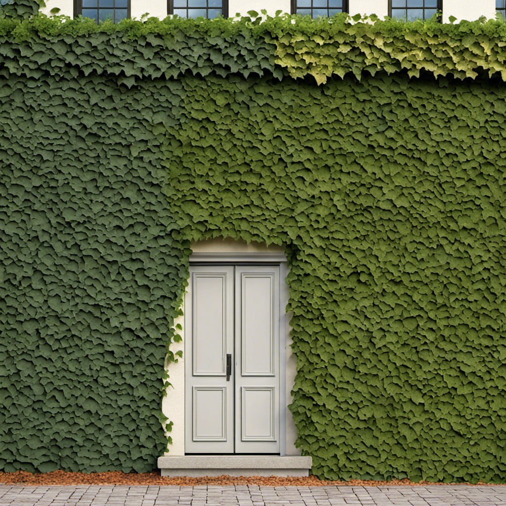 wall paint colors that complement ivy walls