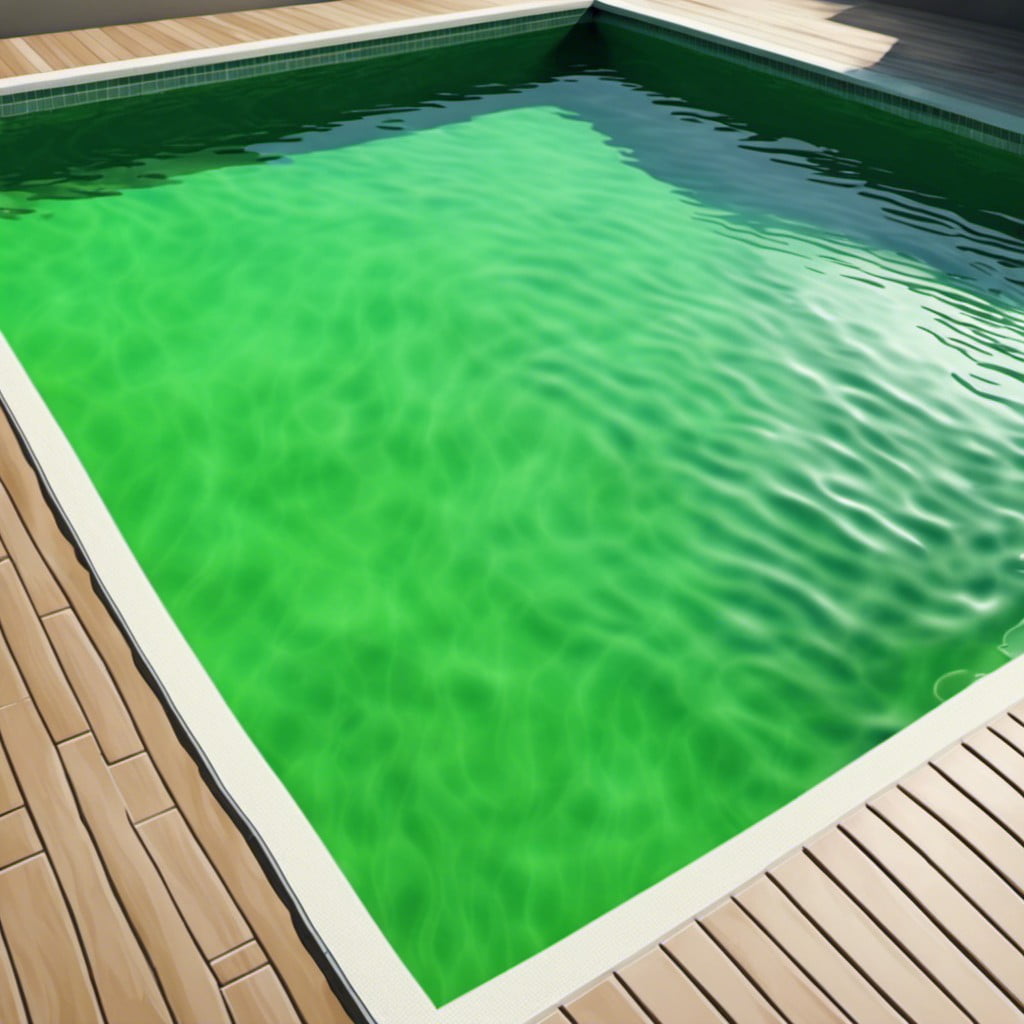 why is my pool green