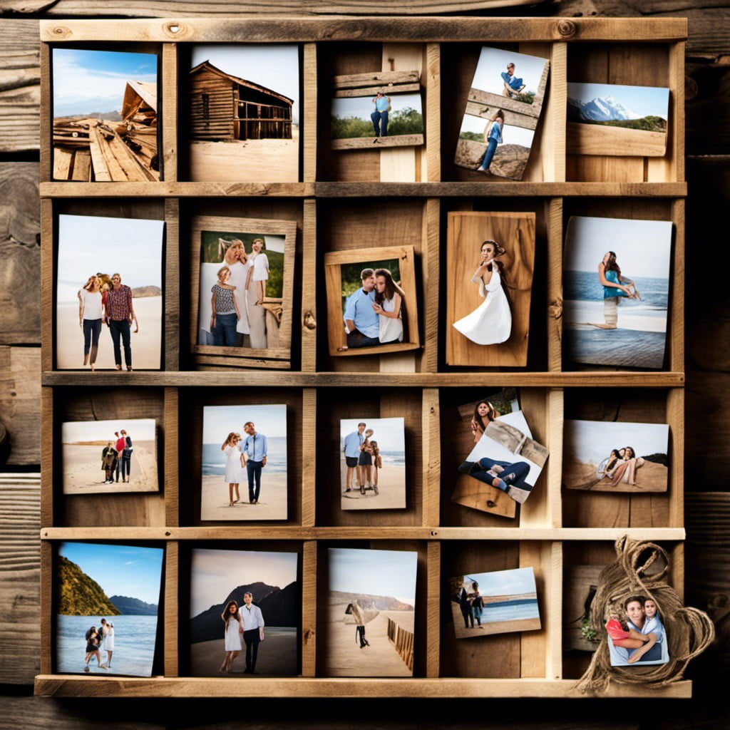 wooden pallet collage