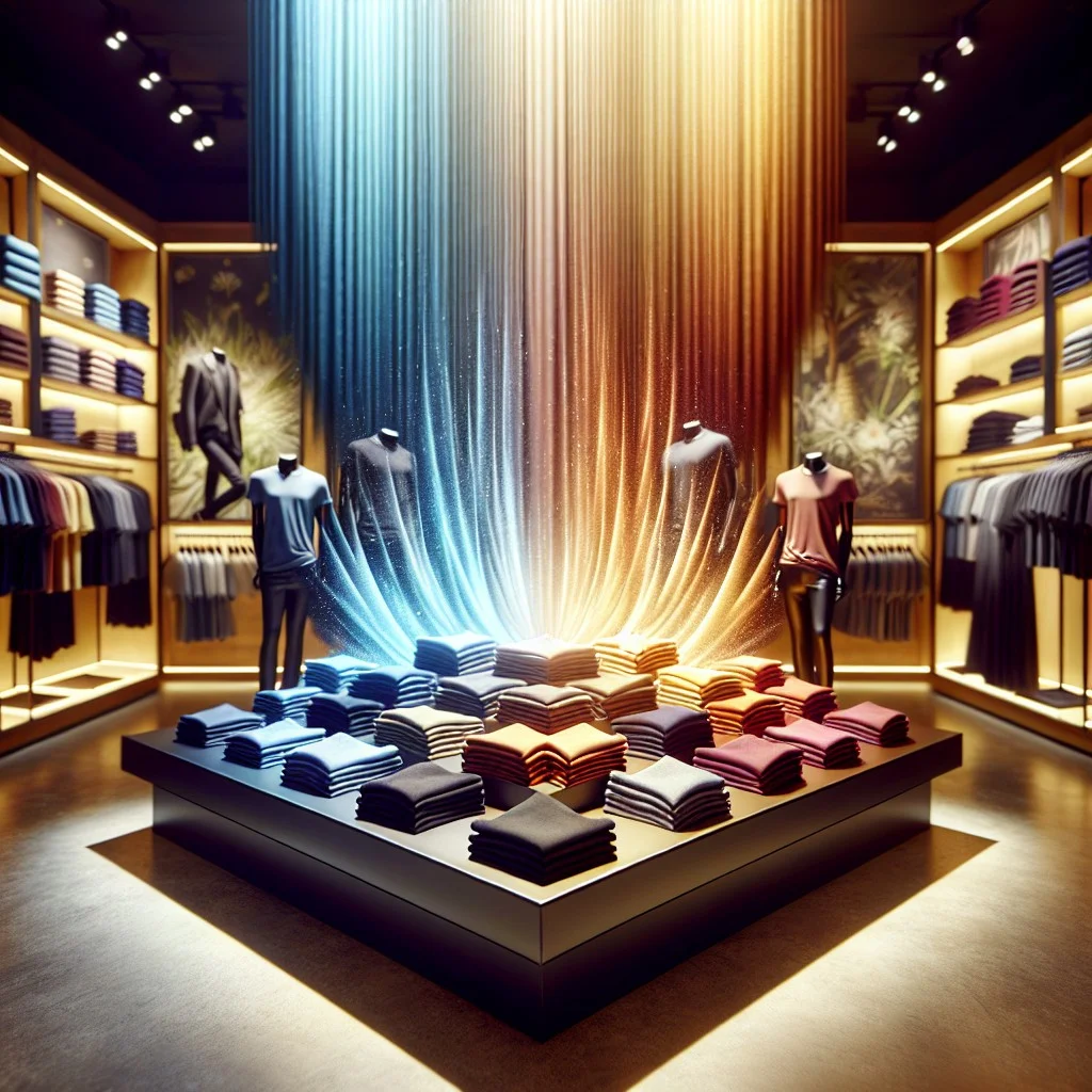 11 dynamic lighting t shirt displays