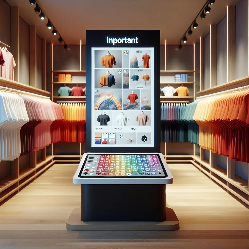 19 interactive touch screen t shirt displays