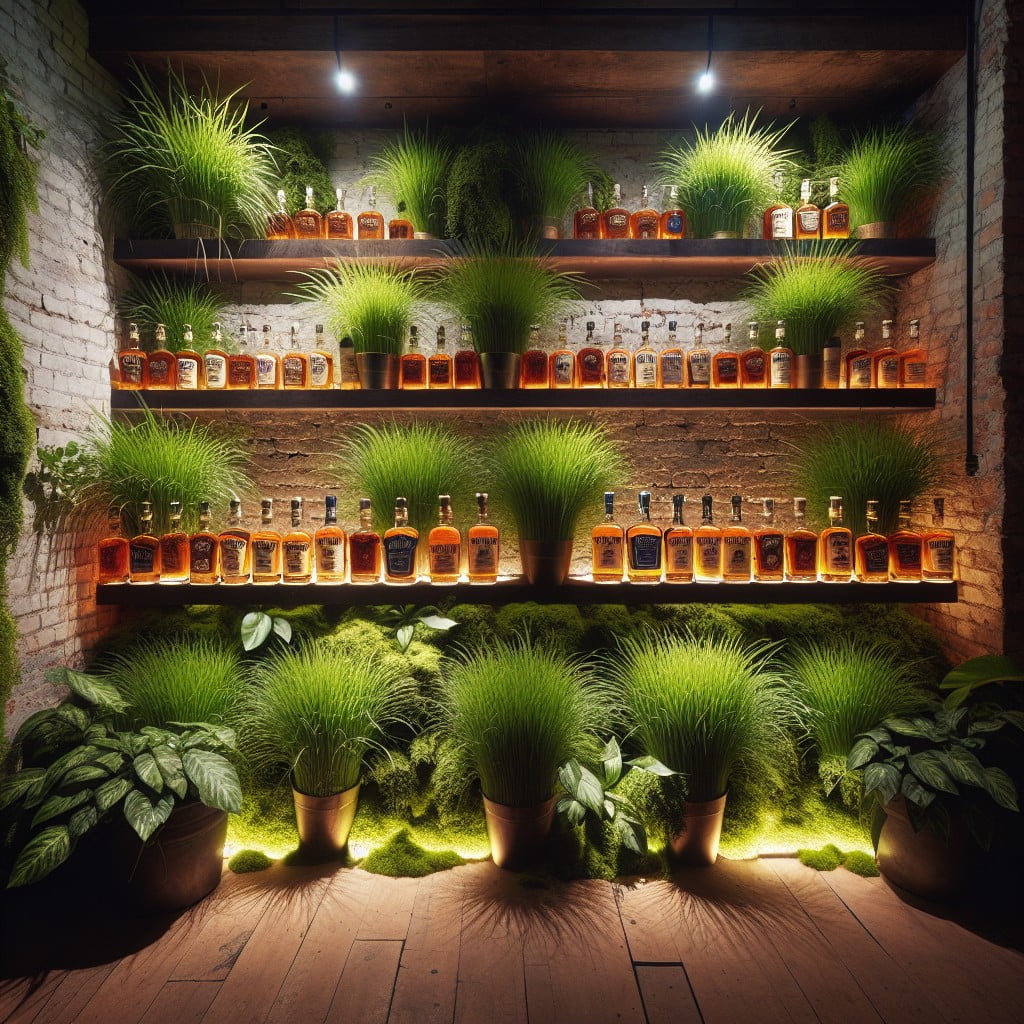 a growing bourbon garden plant shelf ideas