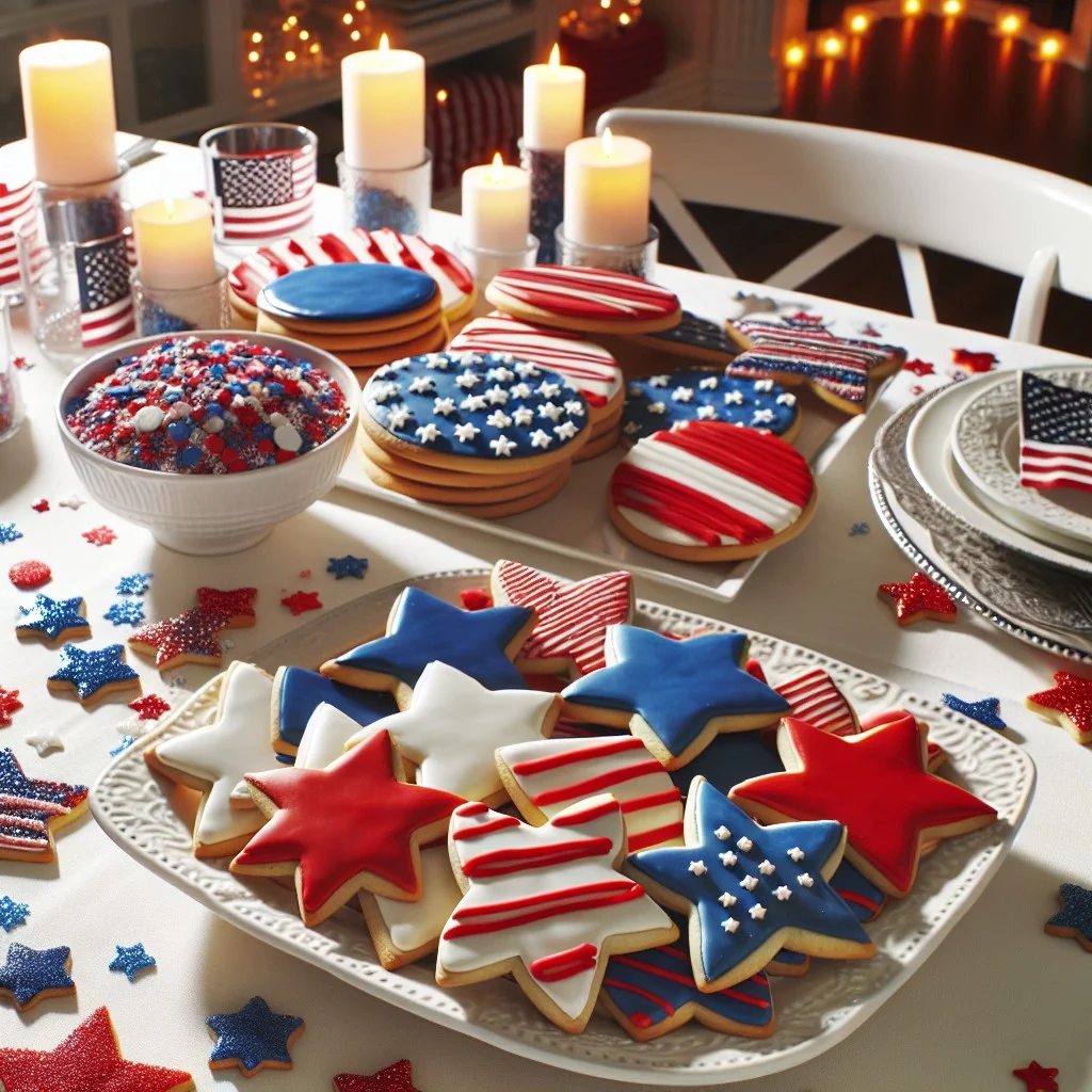 cookie display ideas for a 4th of july party