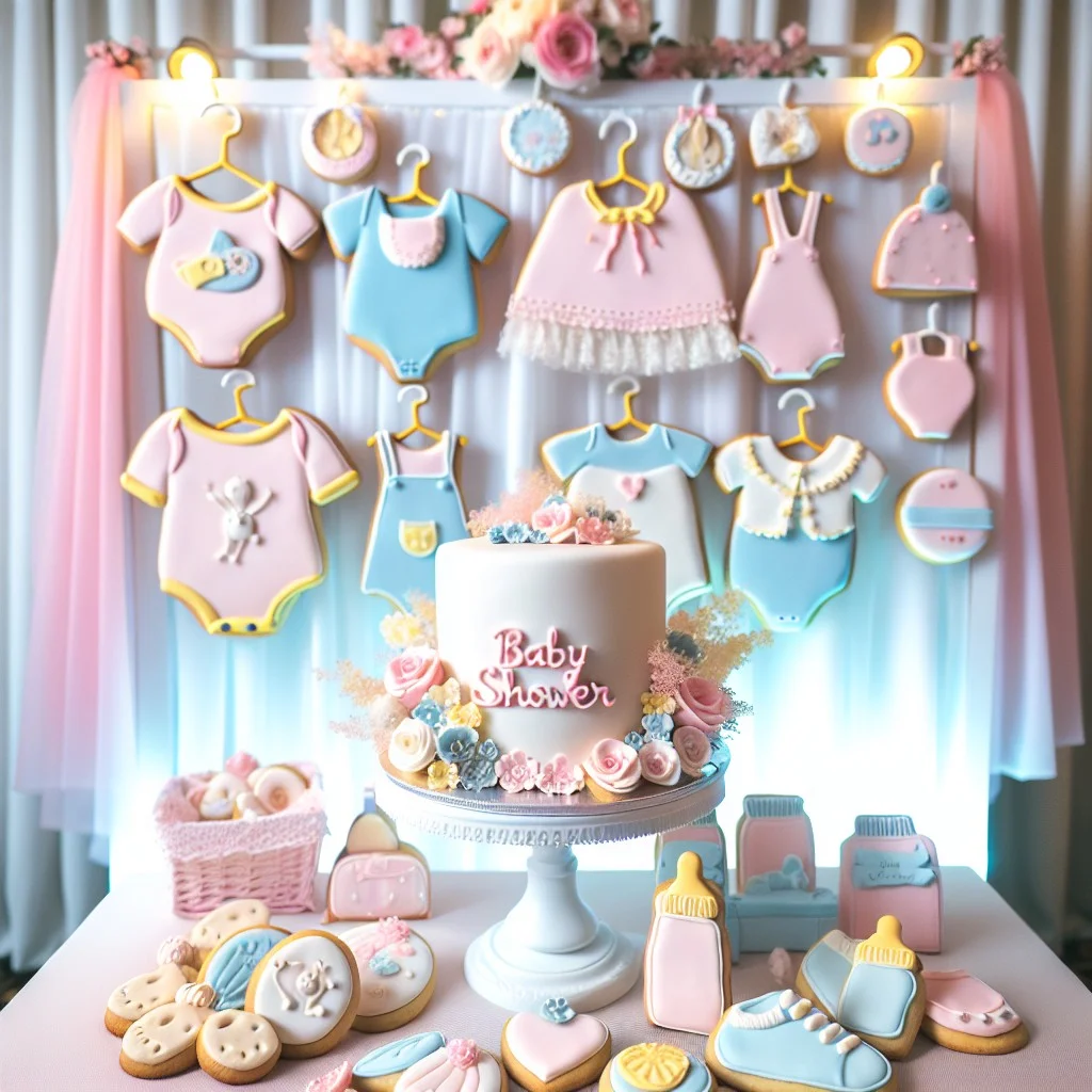 cookie display ideas for a baby shower