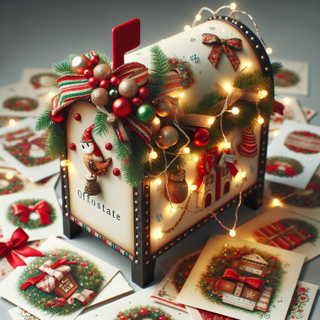 create a diy office mailbox for christmas cards