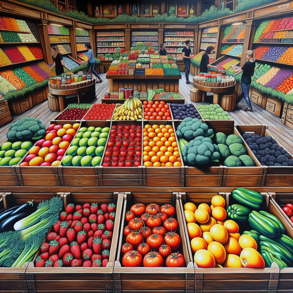 create a farmers market section in store