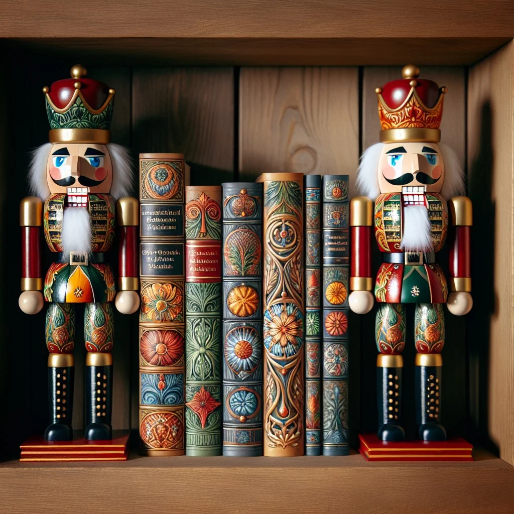creative nutcracker bookends