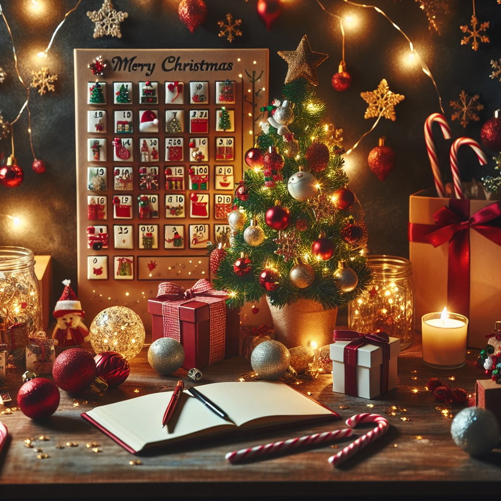 desk calendar countdown to christmas