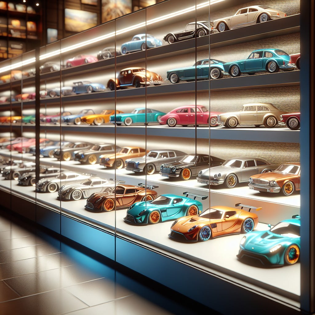digital catalog displays for model cars