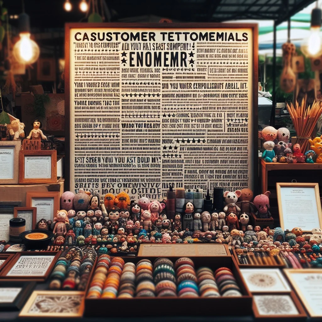display real customer testimonials or reviews