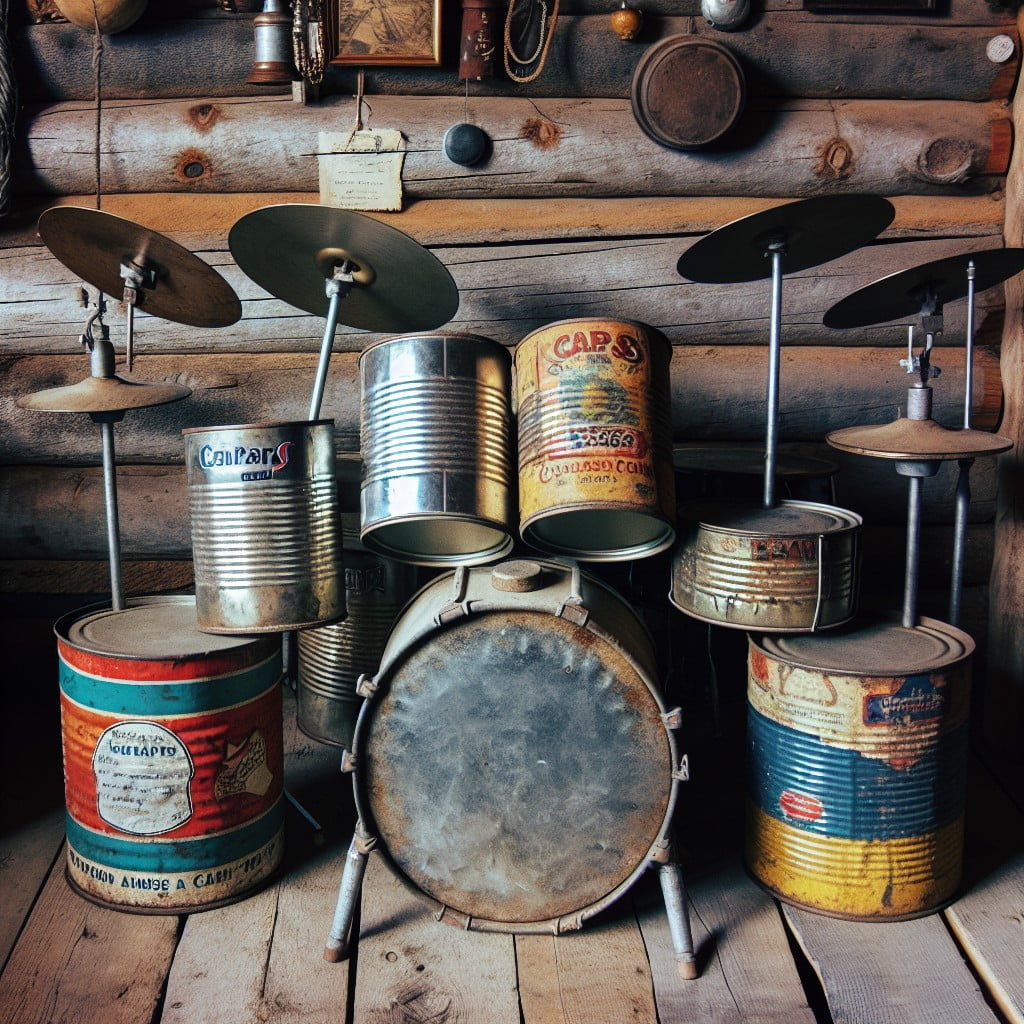 diy tin can drum kits