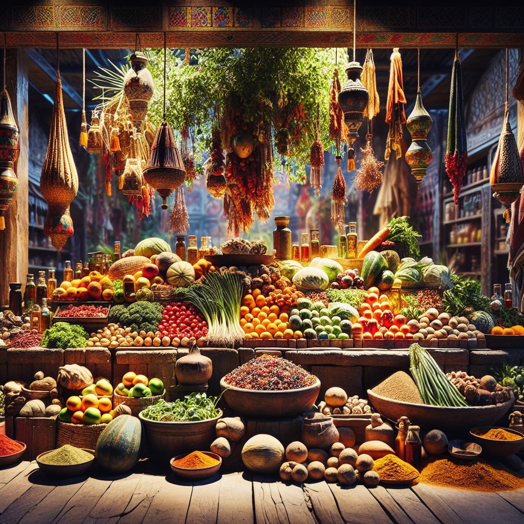 ethnic inspired produce displays