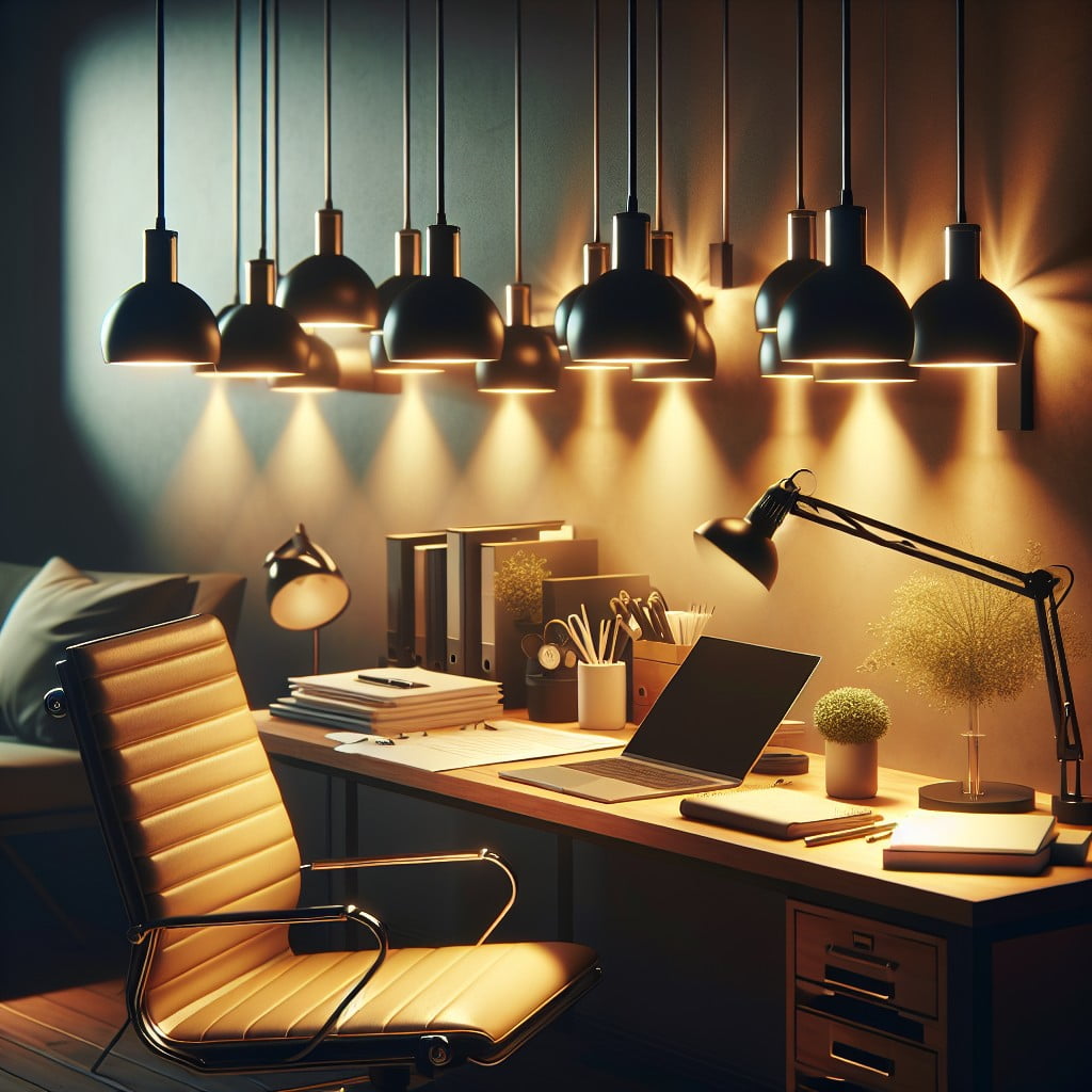 explore ways to beautify your workspace with track lighting
