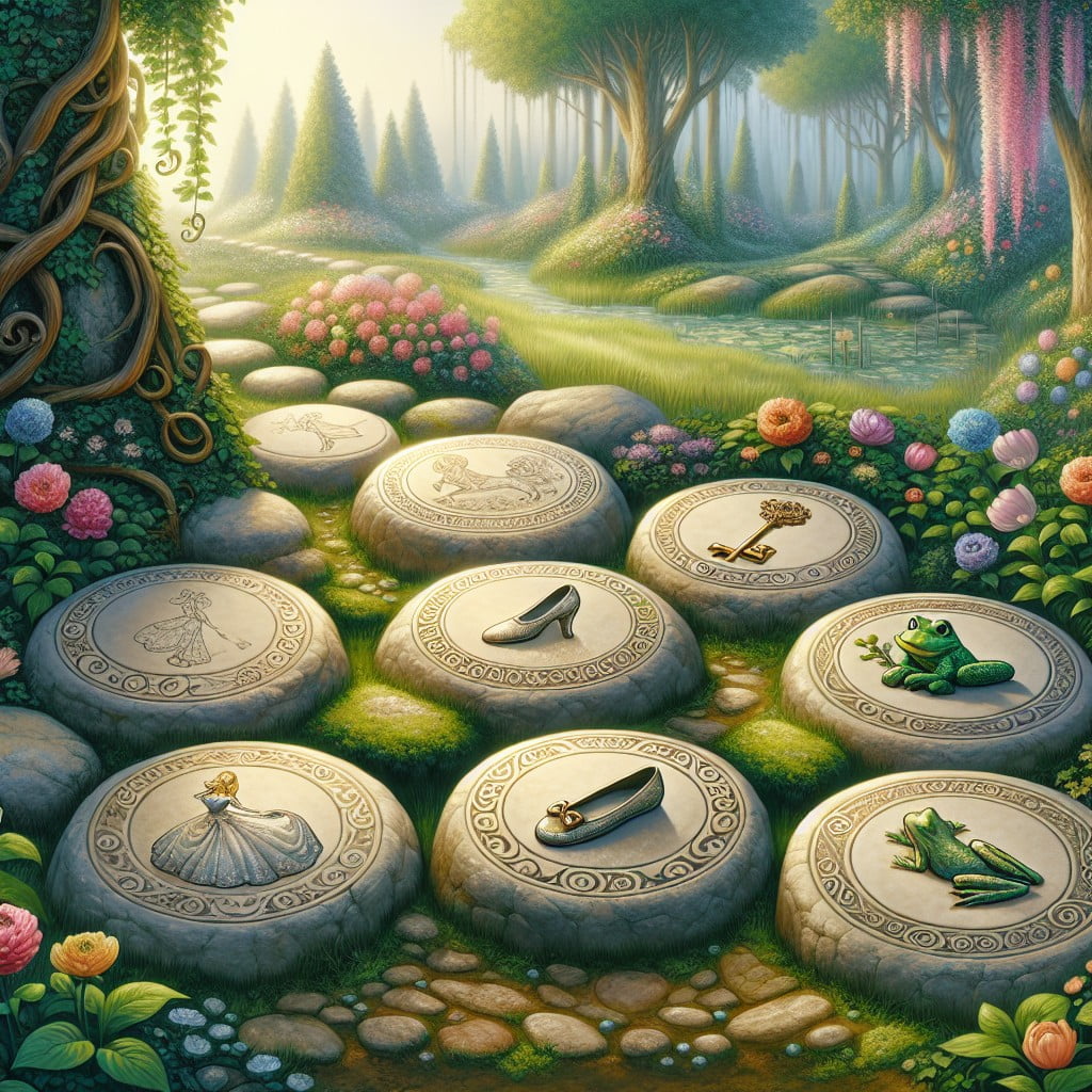 fairy tale inspired stepping stones