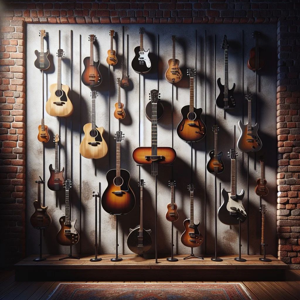 ingenious ways to display your guitar collection