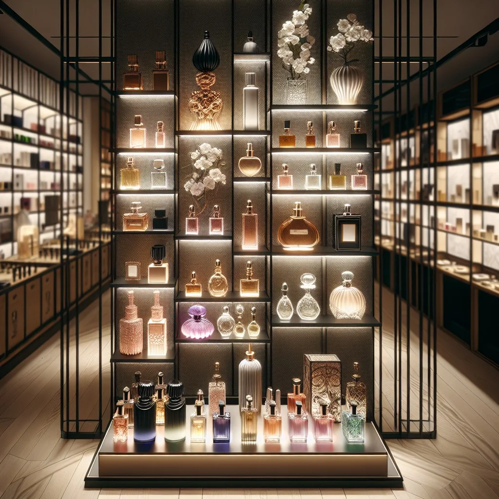 20 Perfume Display Ideas For A Fragrant Showcase