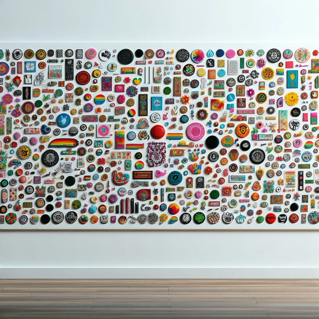 magnetic board sticker display