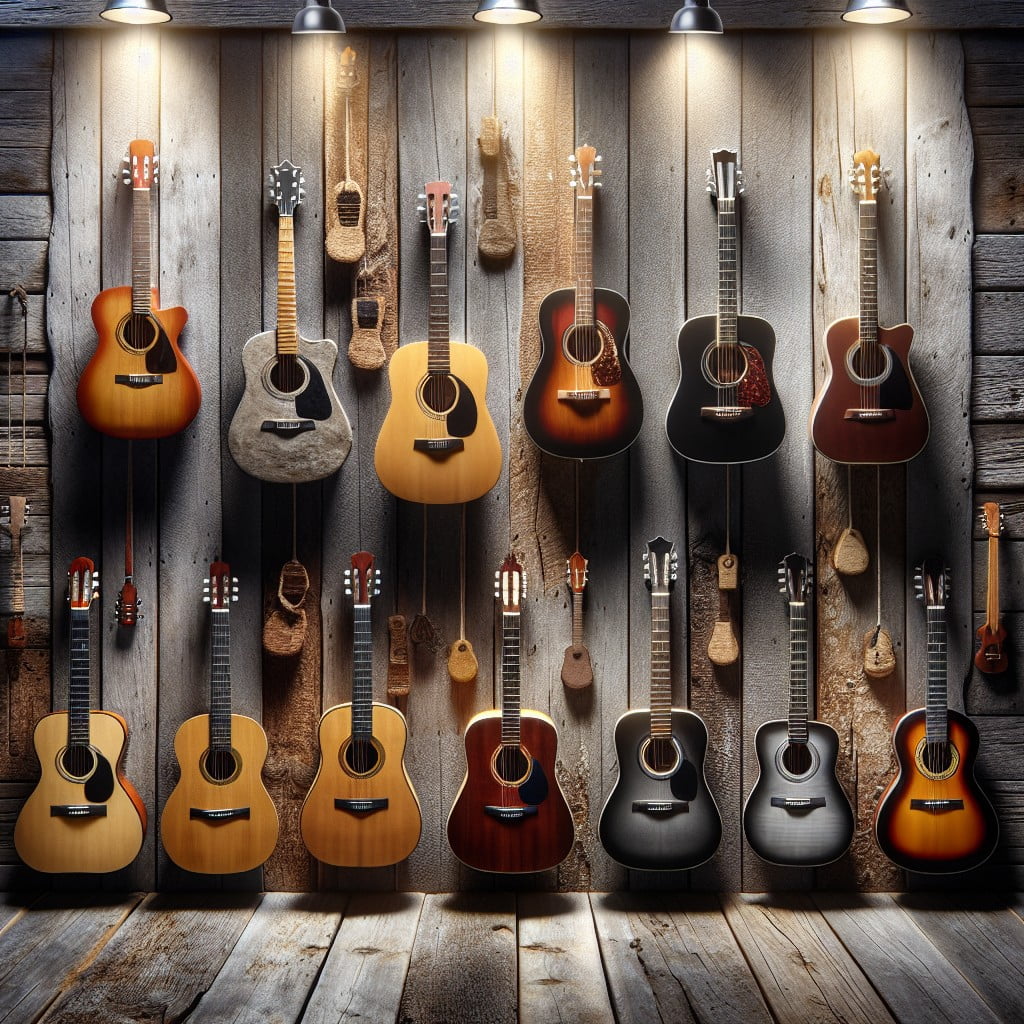 maximize your wall space vertical guitar display ideas