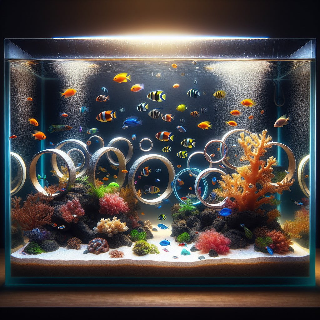 miniature aquarium display